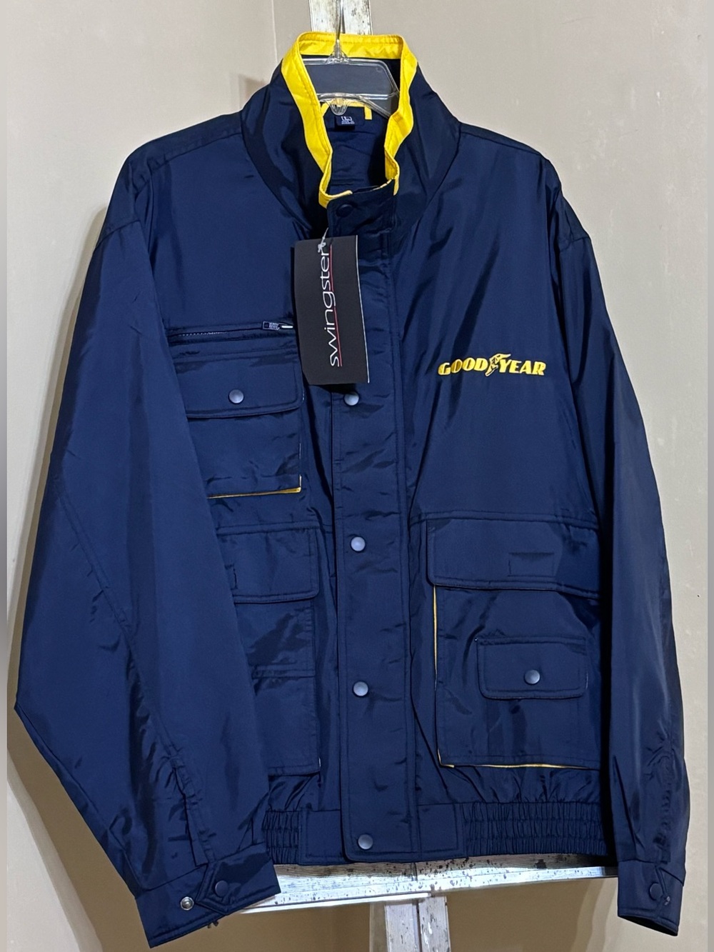 VINTAGE 1990’s GOODYEAR RACING/WORKWEAR JACKET BY SWINGSTER Sz L